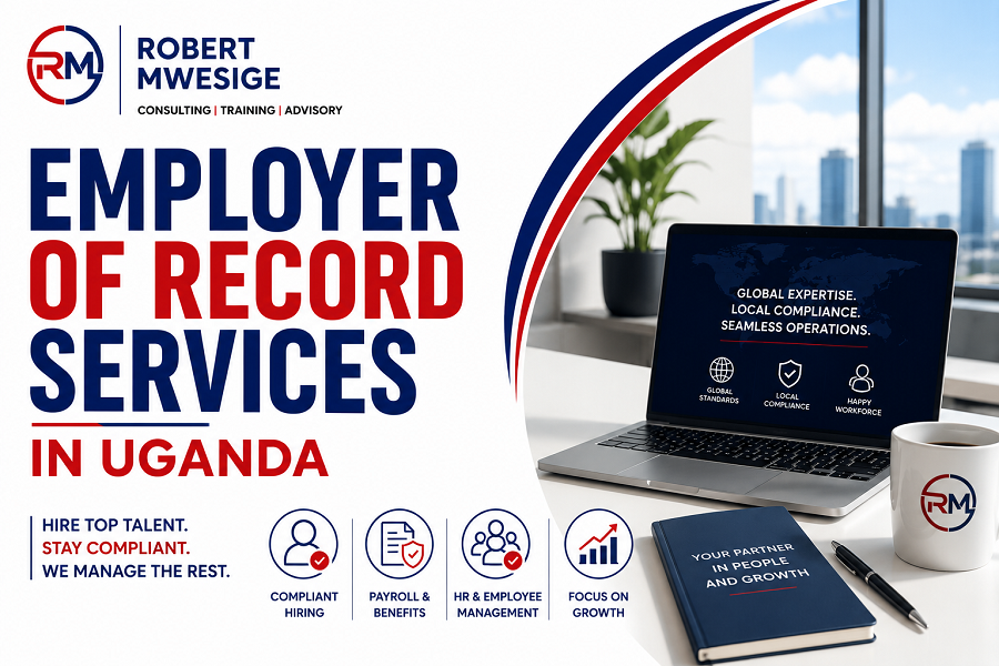 Employer of Record (EOR) Services in Uganda allow foreign and Local Companies to Legally Hire, Pay, And Manage Staff Without Setting Up a Local Branch or Subsidiary. Hire Talent in Uganda Without a Local Entity with Expert EOR Advisory.