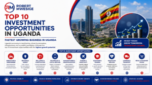 Discover the top 10 investment opportunities and fastest growing businesses in Uganda. Explore high-yield sectors from agribusiness to tech in Kampala.