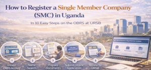 How to Register a Single Member Company (SMC) in Uganda: 10 Easy Steps on OBRS | URSB Guide