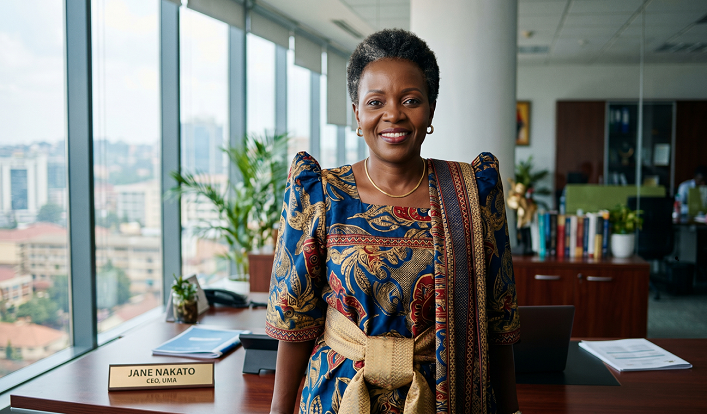 Headshot of Ms. Sarah Nambalirwa, smiling warmly against a professional background, accompanying her client testimonial for Robert Mwesige's HR advisory services.
