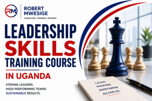 Leadership Skills Training in Uganda Is a Structured Program Designed to Help Individuals Develop the Core Qualities, Communication Abilities, And Strategic Thinking Needed to Inspire, Motivate, And Guide Teams Effectively. Joining A Leadership Skills Training Helps You Improve Team Performance and Boost Your Self-Confidence.