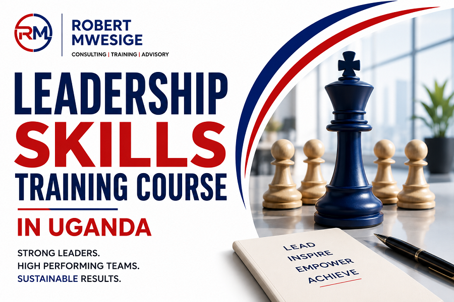 Leadership Skills Training in Uganda Is a Structured Program Designed to Help Individuals Develop the Core Qualities, Communication Abilities, And Strategic Thinking Needed to Inspire, Motivate, And Guide Teams Effectively. Joining A Leadership Skills Training Helps You Improve Team Performance and Boost Your Self-Confidence.