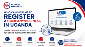 Master how to register a company in Uganda with our definitive URSB New e-Registry Portal guide. Learn about company incorporation in Uganda, business registration in Uganda, URSB online registration, and URSB registration fees. Access top corporate advice from certified company registration agents in Kampala.