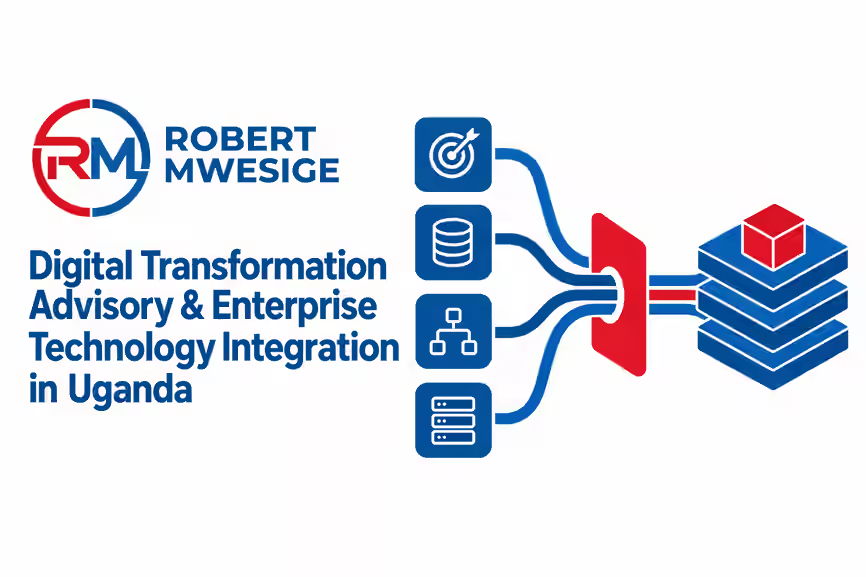 Partner with Robert Mwesige, a highly credentialed digital transformation consultant in Uganda, for legacy system modernization, Agentic AI deployment, Google Workspace integration, and cloud-driven operational restructuring.