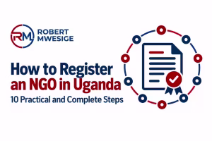 Learn how to register a local or international NGO in Uganda. Follow this verified 10-step process covering URSB incorporation, NGO Bureau permits, costs, and compliance.